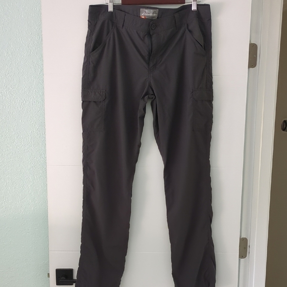 Eddie Bauer Insect Shield Repellant Outdoor Hiking Gray Cargo Pants 14 - Picture 1 of 8